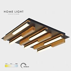 BB LINK Led plafonjera 20W 3000/4000/6000K Crna/Drvo SOLEA 32