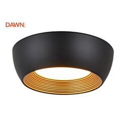 BB LINK Plafonska svetiljka 24W 3000K VESTA 624 CRNA/ZLATO