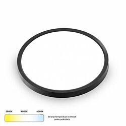 BB Link Plafonska svetiljka LV 18W CRNA