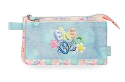 ENSO BUBBLES prazna pernica sa 3 pregrade - sky blue 97.843.21