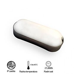 BB Link Svetiljka LED elipsa -Crna LED BL1 ELIP 18W 