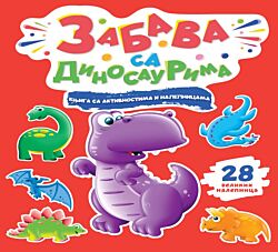 VULKAN Knjiga Knjiga sa aktivnostima i nalepnicama: Zabava sa dinosaurima