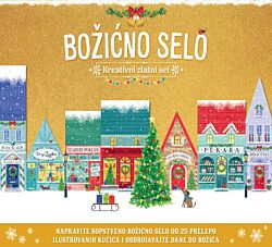 VULKAN Knjiga Božićno selo – kreativni zlatni set