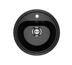 Ulgran Okrugla sudopera U-700-308 - Crna 