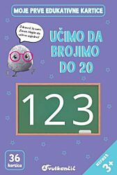 Vulkan Knjiga Zrnce kartice – Učimo da brojimo do 20 – latinica