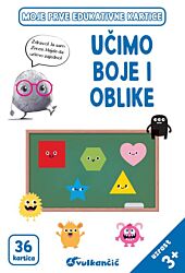 Vulkan Knjiga Zrnce kartice – Učimo boje i oblike – latinica