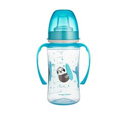 CANPOL BABIES ŠOLJA SA DRSKAMA KOJE SVETLE U MRAKU 6M+ "EXOTIC ANIMALS" - 240ml - BLUE