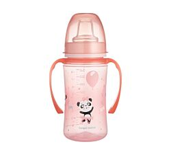 CANPOL BABIES ŠOLJA SA DRSKAMA KOJE SVETLE U MRAKU 6M+ "EXOTIC ANIMALS" - 240ml - PINK