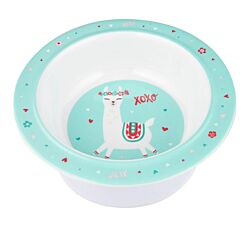 CANPOL BABIES MELAMIN ČINIJA SA PRIJANJAJUĆIM DNOM 4/519 -  270ml EXOTIC ANIMALS TURQUOISE