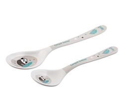 CANPOL BABIES SET KAŠIKA 2kom 4/530 MELAMINE - EXOTIC ANIMALS GREY