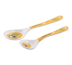 CANPOL BABIES SET KAŠIKA 2kom 4/530 MELAMINE - EXOTIC ANIMALS YELLOW