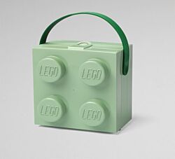 LEGO Kutija za užinu sa ručkom - Peščanozelena