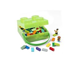 LEGO Kutija za užinu sa ručkom - Prozirnozelena