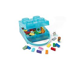 LEGO Kutija za užinu sa ručkom - Prozirno svetloplava