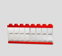 LEGO Izložbena polica za 16 minifigura - Crvena