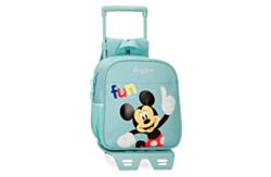 MICKEY Ranac 25 cm sa točkićima - tirkizna 43.220.T1