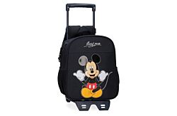 MICKEY Ranac 25 cm sa točkićima - crna 43.320.T1