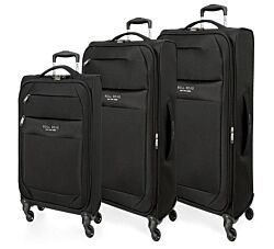ROLL ROAD Set kofera 3/1 - Crni 50.194.21