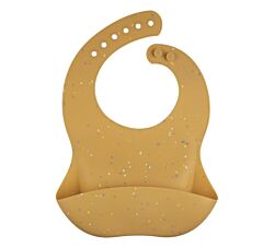 CANPOL BABIES SILIKONSKA PORTIKLA SA DŽEPOM DOTS 51/029 YELLOW