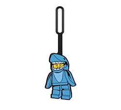 LEGO Iconic Etiketa za torbe i prtljag: Tip u odelu ajkule