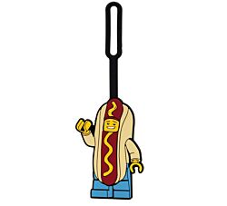 LEGO Etiketa za torbu: Tip u hot dog kostimu