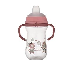 CANPOL BABIES ŠOLJA BONJOUR PARIS 250ml SA SILIKONSKIM KLJUNOM 56/613 - PINK