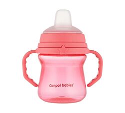 CANPOL BABIES ŠOLJA 150ml SA SILIKONSKIM KLJUNOM 56/614 - PINK