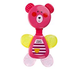 CANPOL BABIES GLODALICA ZVEČKA BEAR 0m+ - PINK 56/139