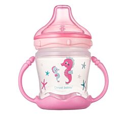 CANPOL BABIES ŠOLJA LOVE&SEA 180ml SA SILIKONSKIM KLJUNOM 57/300 - PINK