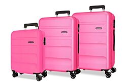 ROLL ROAD ABS Set kofera 3/1 - pink 58.494.6G