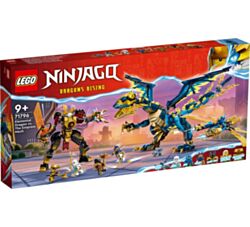 LEGO Igračka 71796 Elementarni zmaj protiv imperatorkinog meka