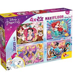 Lisciani Slagalica 4x48pcs SuperMaxi Princess 2 u 1