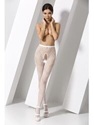 Srećni ljudi Erotske čarape S010 white