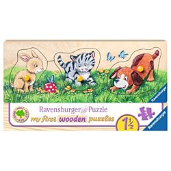 Ravensburger puzzle - Drvene puzle domaće životinje RA03203