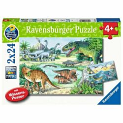 Ravensburger puzzle- Dinosaurusi na svom staništu RA05128