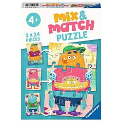 Ravensburger Mix&Match puzzle - Čudovišta RA05135