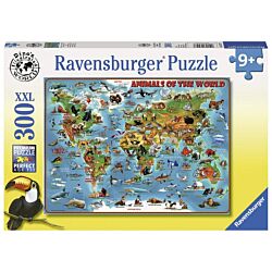 Ravensburger puzzle- Ilistrovana karta sveta RA13257