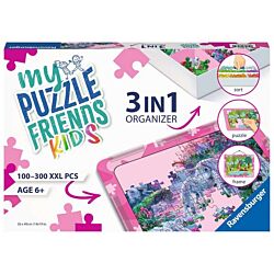 Ravensburger 3u1 organizator za dečije slagalice  - Roze RA13275