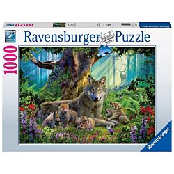 Ravensburger puzzle- Vukovi u šumi RA15987