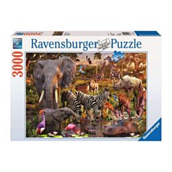 Ravensburger puzzle- Afričke životinje 3000 RA17037
