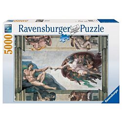 Ravensburger puzzle- Mikelanđelo "Stvaranje Adama" RA17408