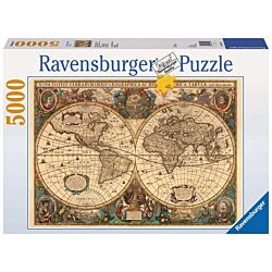Ravensburger puzzle- Anticka karta sveta 5000 RA17411