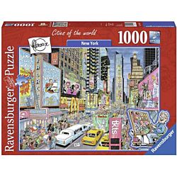 Ravensburger puzzle- Kartunizovan Njujork RA19732