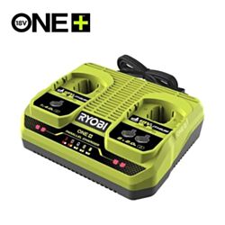 RYOBI Dupli punjač za aku. baterije, 18V ONE+™ RC18240