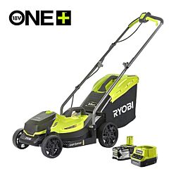 RYOBI Aku. kosačica za travu 18V ONE+™ sa baterijom 4Ah i punjačem RLM18X33B40