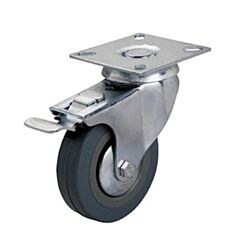 POLJOBIT Točak PVC okretan sa kočnicom na pločici 50PVCOPK