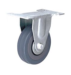 POLJOBIT Točak gumeni sivi fiksni 50GSF