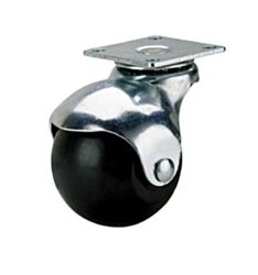 POLJOBIT Točak loptasti gumeni na pločici 50LCOP