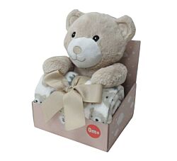 BBO Set igračka i ćebence WL-5337RZNBEAR - Bež