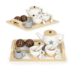 ECO TOYS Drveni čajni set - 17 elemenata W10B318B